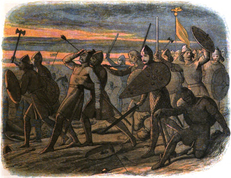 A luta foi desencadeada pela chegada à Inglaterra de Guilherme, o Conquistador