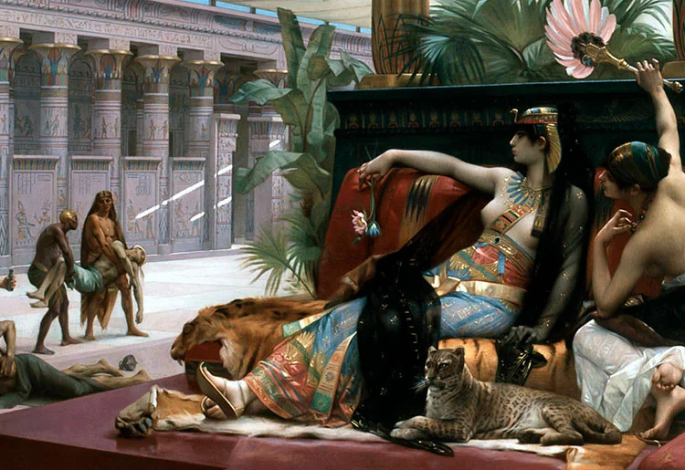 'Cleópatra Testando Venenos em Prisioneiros Condenados' (1887), por Alexandre Cabanel